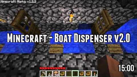 Minecraft - Boat Dispenser v2.0