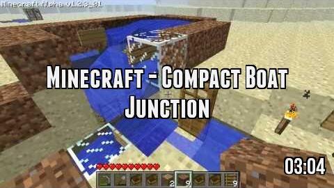 Minecraft - Compact Boat Junction