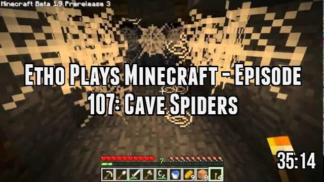 Etho Plays Minecraft - Episode 107: Cave Spiders