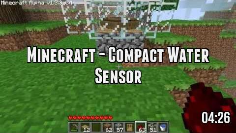 Minecraft - Compact Water Sensor