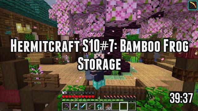 Hermitcraft S10#7: Bamboo Frog Storage