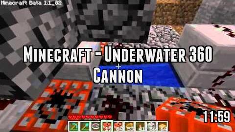 Minecraft - Underwater 360 Cannon