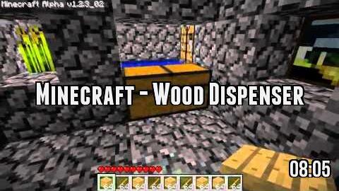 Minecraft - Wood Dispenser